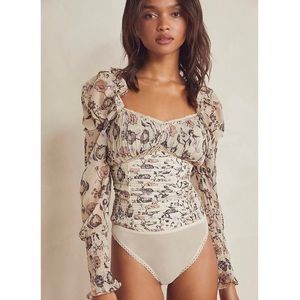 Free People Brunch Date Bodysuit